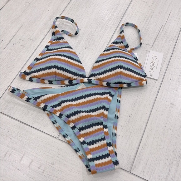 L Space Set Millie Top & Jay Bitsy Bottom in Over The Moon Color Size M NWT - Picture 9 of 10